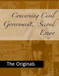 Omslagafbeelding: Concerning Civil Government,  Second Essay
