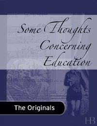 Cover image: Some Thoughts Concerning Education