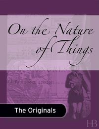 Cover image: On the Nature of Things