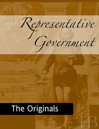 Titelbild: Representative Government