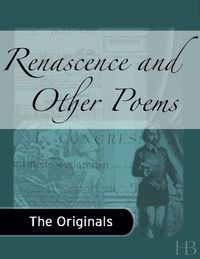 Cover image: Renascence and Other Poems