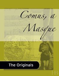 Imagen de portada: Comus, a Masque