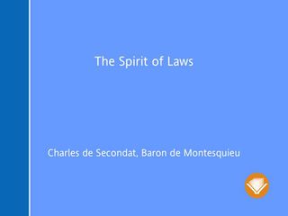 Imagen de portada: The Spirit of Laws