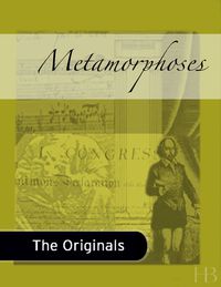 Cover image: Metamorphoses
