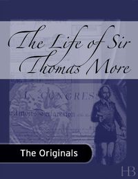 Cover image: The Life of Sir Thomas More