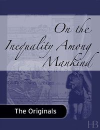 Cover image: On the Inequality Among Mankind