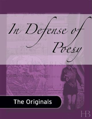 Imagen de portada: In Defense of Poesy