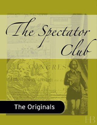 Imagen de portada: The Spectator Club