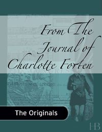 Cover image: From The Journal of Charlotte Forten