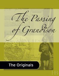 Cover image: The Passing of Grandison