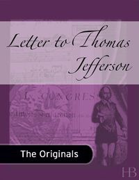 Imagen de portada: Letter to Thomas Jefferson