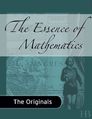 Cover image: The Essence of Mathematics