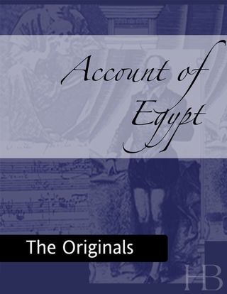 Cover image: Account of Egypt