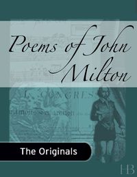 صورة الغلاف: Poems of John Milton