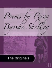 Titelbild: Poems by Percy Bysshe Shelley