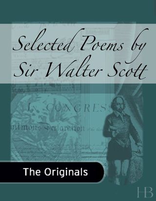 Imagen de portada: Selected Poems by Sir Walter Scott