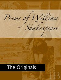 Omslagafbeelding: Poems of William Shakespeare