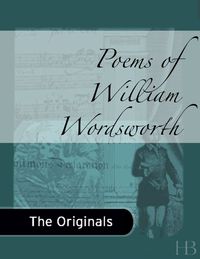 表紙画像: Poems of William Wordsworth