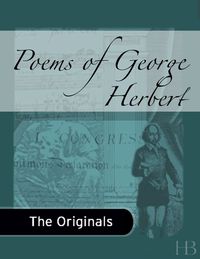 Cover image: Poems of George Herbert