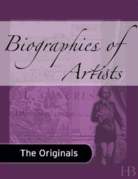 Omslagafbeelding: Biographies of Artists