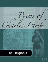 صورة الغلاف: Poems of Charles Lamb