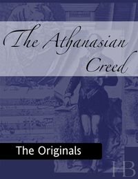 Cover image: The Athanasian Creed