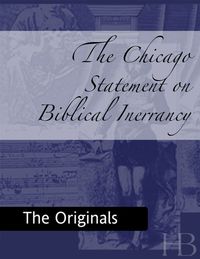 Immagine di copertina: The Chicago Statement on Biblical Inerrancy