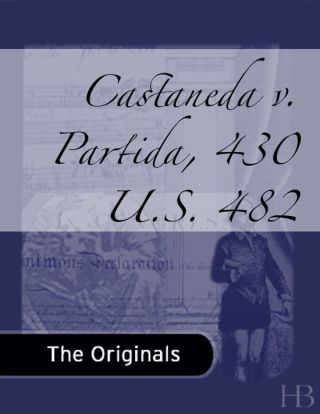 Cover image: Castaneda v. Partida, 430 U.S. 482