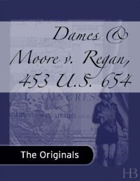 Omslagafbeelding: Dames & Moore v. Regan, 453 U.S. 654