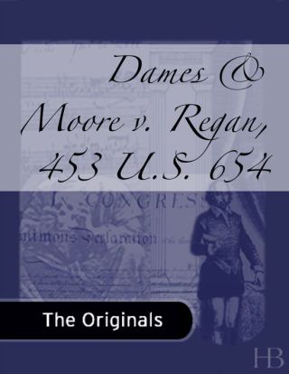 Cover image: Dames & Moore v. Regan, 453 U.S. 654