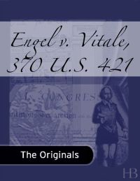 Cover image: Engel v. Vitale, 370 U.S. 421