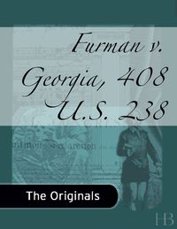 Titelbild: Furman v. Georgia, 408 U.S. 238
