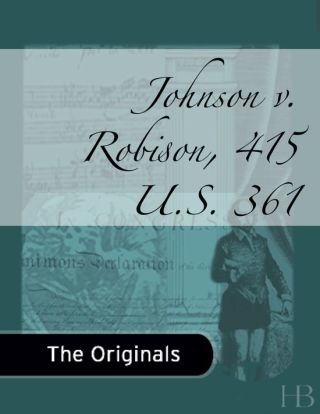 Cover image: Johnson v. Robison, 415 U.S. 361