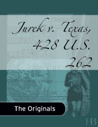 Imagen de portada: Jurek v. Texas, 428 U.S. 262