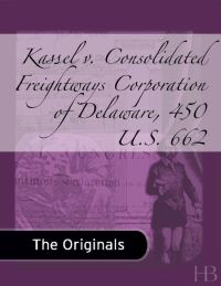 Imagen de portada: Kassel v. Consolidated Freightways Corporation of Delaware, 450 U.S. 662