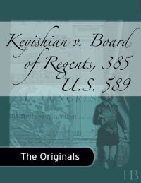 Imagen de portada: Keyishian v. Board of Regents, 385 U.S. 589