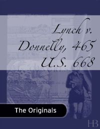 Imagen de portada: Lynch v. Donnelly, 465 U.S. 668