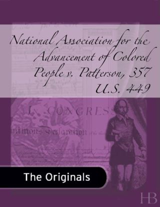 Imagen de portada: National Association for the Advancement of Colored People v. Patterson, 357 U.S. 449