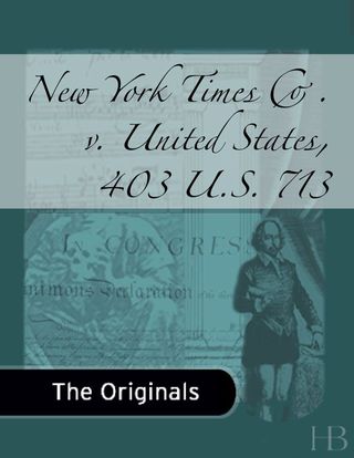 Imagen de portada: New York Times Co. v. United States, 403 U.S. 713
