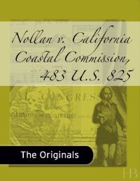 Imagen de portada: Nollan v. California Coastal Commission, 483 U.S. 825