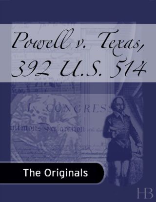Imagen de portada: Powell v. Texas, 392 U.S. 514
