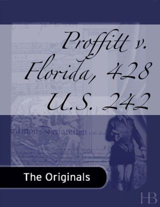 Imagen de portada: Proffitt v. Florida, 428 U.S. 242