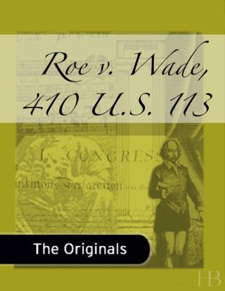 Cover image: Roe v. Wade, 410 U.S. 113