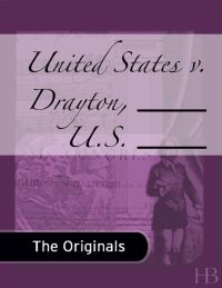 Cover image: United States v. Drayton, ___ U.S. ___