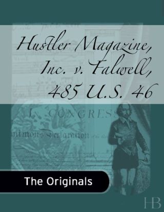Omslagafbeelding: Hustler Magazine, Inc. v. Falwell, 485 U.S. 46