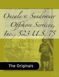 Cover image: Oncale v. Sundowner Offshore Services, Inc., 523 U.S. 75