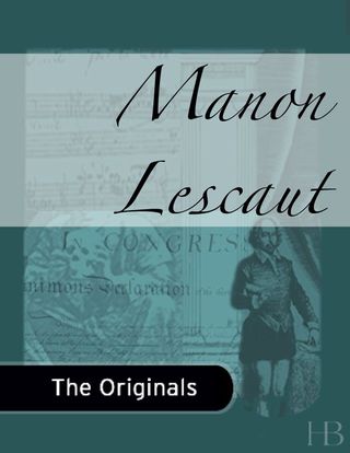Cover image: Manon Lescaut