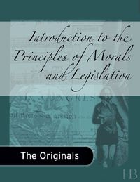 Immagine di copertina: Introduction to the Principles of Morals and Legislation