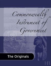 Cover image: Commonwealth Instrument of Government