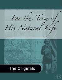 Cover image: For the Term of His Natural Life